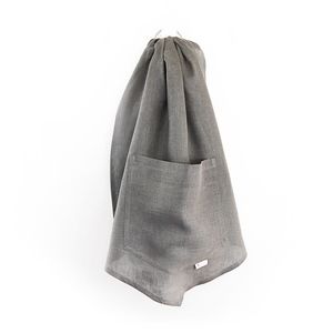 Linen Ring Slings - Elephant Gray